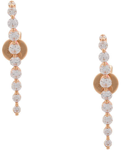 18kt gold Medium Cascade daimond earrings