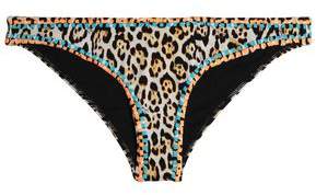 Leopard-Print Low-Rise Bikini Briefs