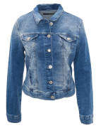 Jeansjacke ́ ́Charlize ́ ́, Brusttaschen, Used-Waschung