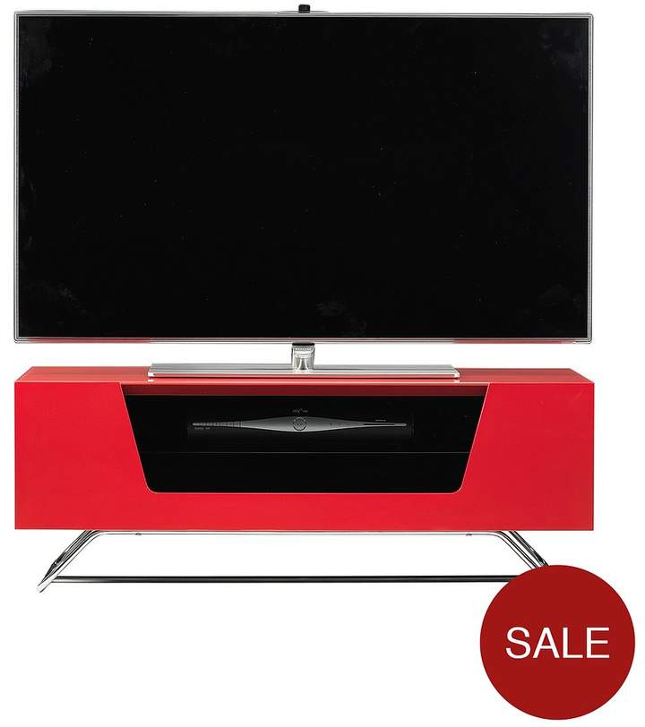 Chromium TV Stand - Fits Up To 50 Inch TV - Red