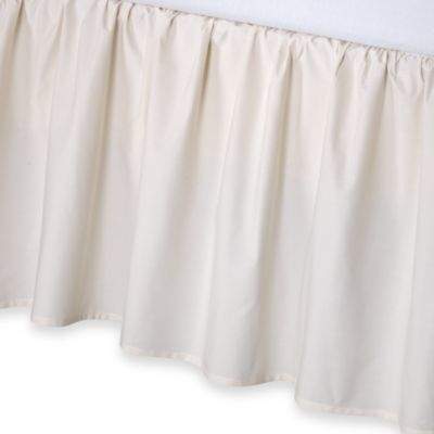 smoothweave 14-Inch Ruffled Queen Bed Skirt in Ivory