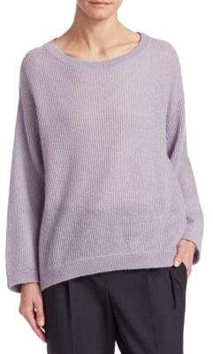 Mohair & Wool Knit Pullover