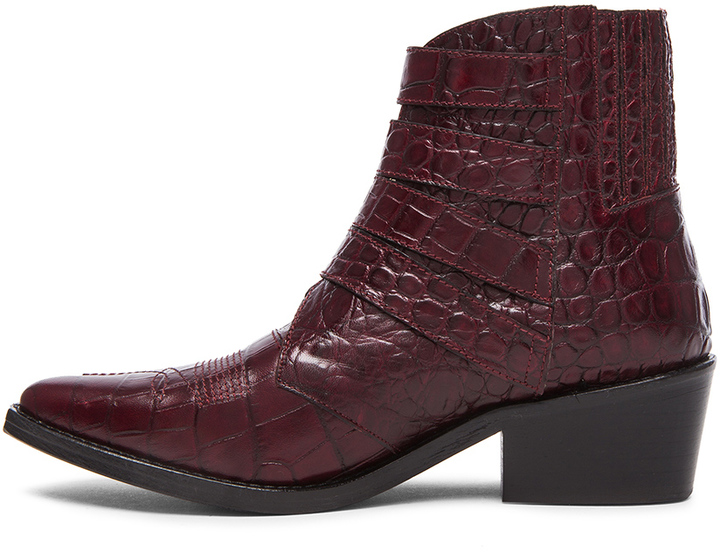 Toga Pulla Limited Edition Leather Buckle Booties - ShopStyle.co.uk Women