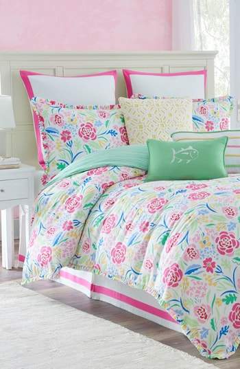 Southern Tide Kiawah Floral Comforter, Sham & Bed Skirt Set