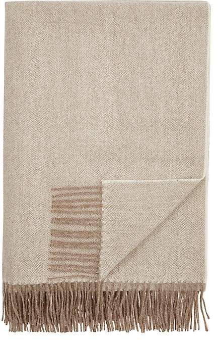 Herringbone Alpaca Throw