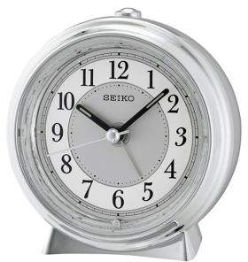 Stainless Steel Bedside Alarm Clock