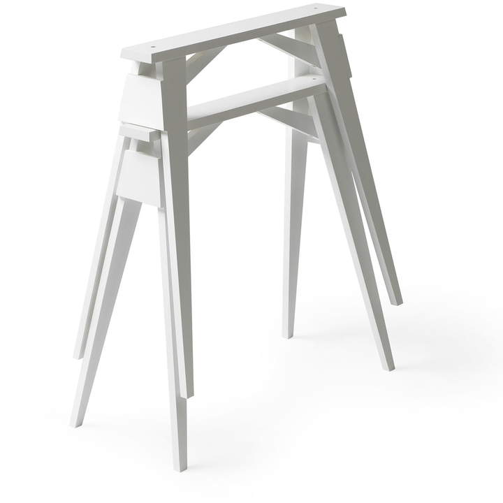 Arco Tischböcke (2er-Set), Weiß