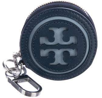  Leather Logo Zip Coin Purse