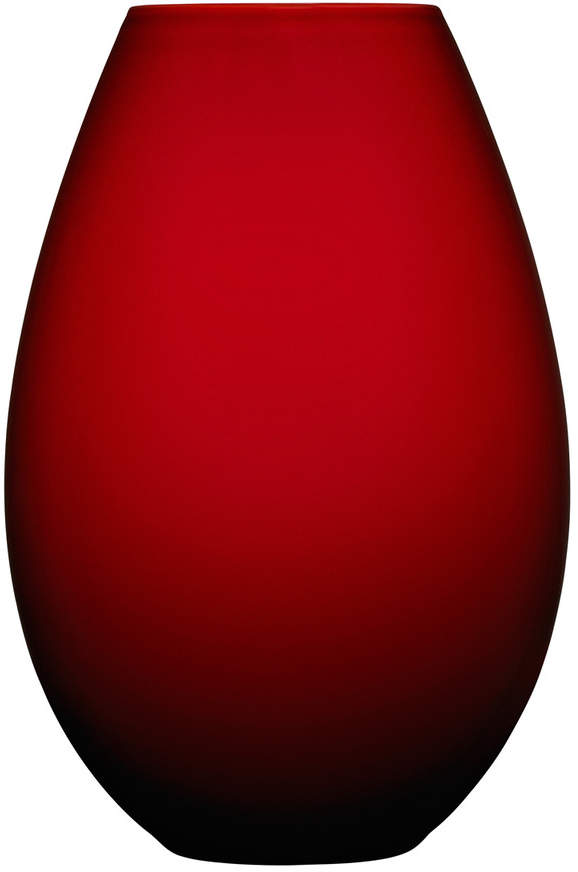 Cocoon Vase - Höhe: 205 mm, Rot
