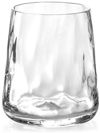 Ripple Effect Set of 4 Double Old Fashioned Glasses