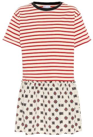 Minikleid aus einem Baumwollgemisch