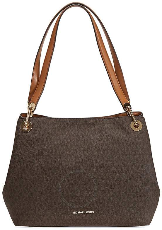 Michael Kors Raven Signature Tote - Brown - ONE COLOR - STYLE