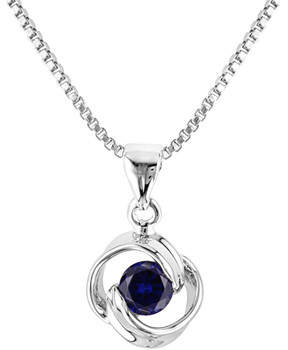 Fashionvictime Kettenanhänger Anhänger Damen - Versilbert Modeschmuck - Zirkonia