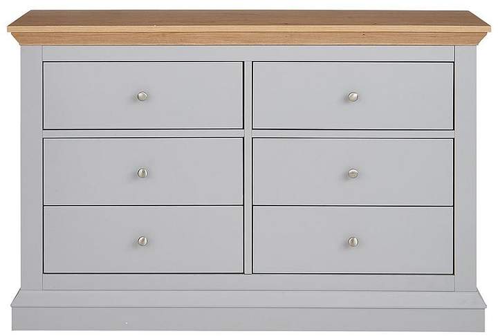 Ideal Home New Hannah 3 + 3 Drawer Chest
