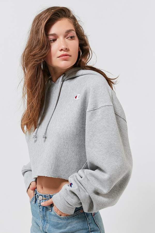 & UO Cropped Hoodie Sweatshirt