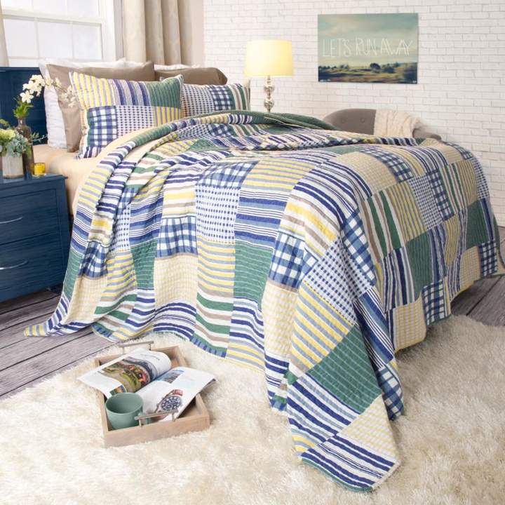Trademark Global Lavish Home 3-piece Lynsey Quilt ...