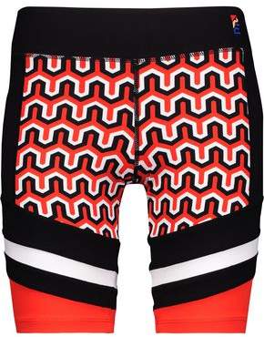 Wigner Color-Block Printed Stretch-Jersey Shorts
