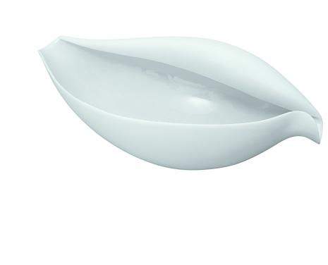 Volutenschale 20 cm weiß von Nymphenburg