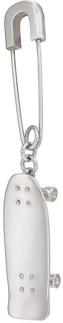 Ambush Women's Safety Pin & Skateboard Drop Earring