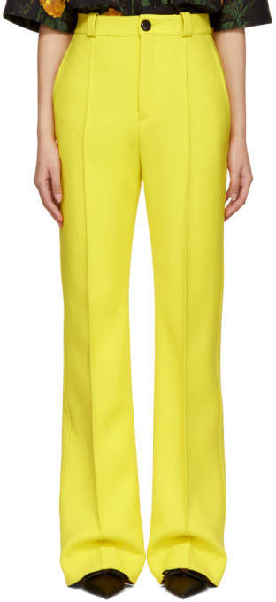 Kwaidan Editions Yellow Straight-leg Trousers