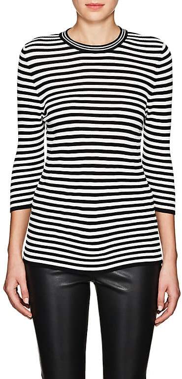 Women's Striped Fitted Sweater