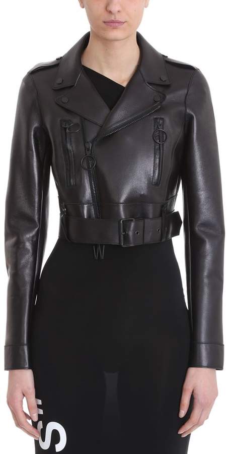 Cropped Biker Jacket