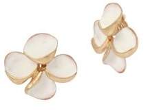 Collection Soft Spoken Crystal Flower Clip-On Earrings