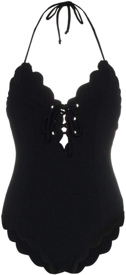 Broadway tied scalloped swimsuit