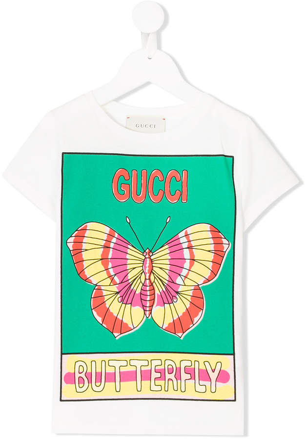 Gucci Kids butterfly print T-shirt