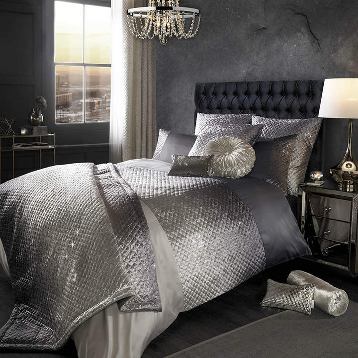 Kylie Minogue at Home - Gia Duvet Cover - Slate - Double