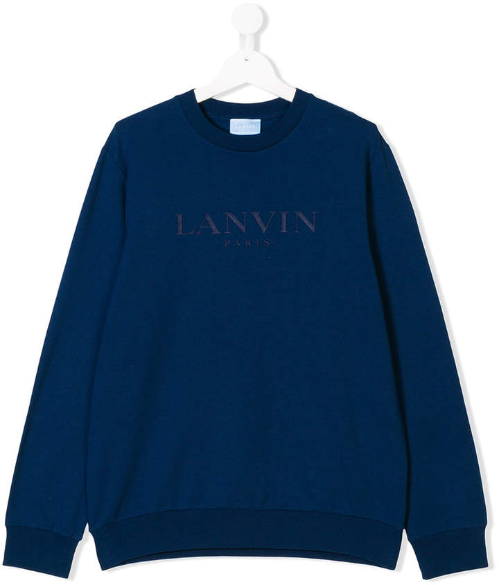 Lanvin Enfant logo print sweatshirt