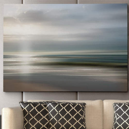 WexfordHome 'Setting Sun' by Mike Calascibetta Framed Photographic Print on Wrapped Canvas