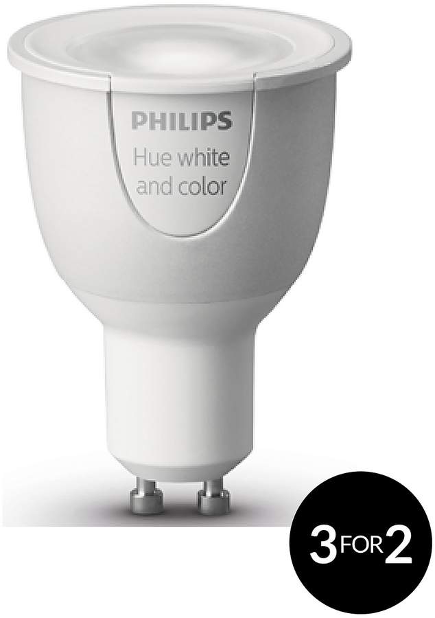 Hue White And Colour Ambiance GU10 LED Single Bulb