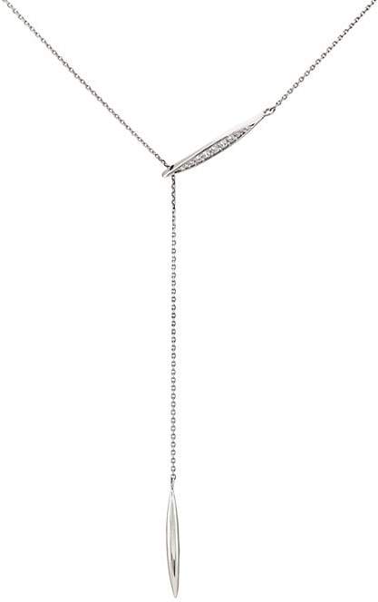 VIOLA.Y JEWELRY Women's Cubic Zirconia Y-Chain Necklace