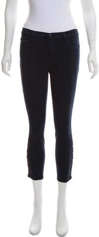 Suvi Cropped Mid-Rise Skinny Jeans