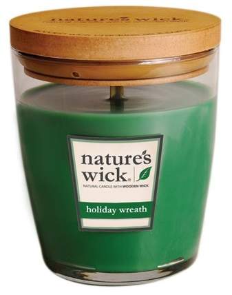 Nature Jar Candle - Holiday Wreath - 10oz - Nature's Wick