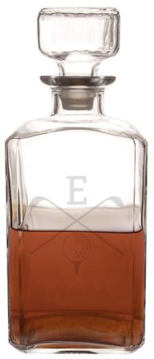 Monogrammed Golf Decanter