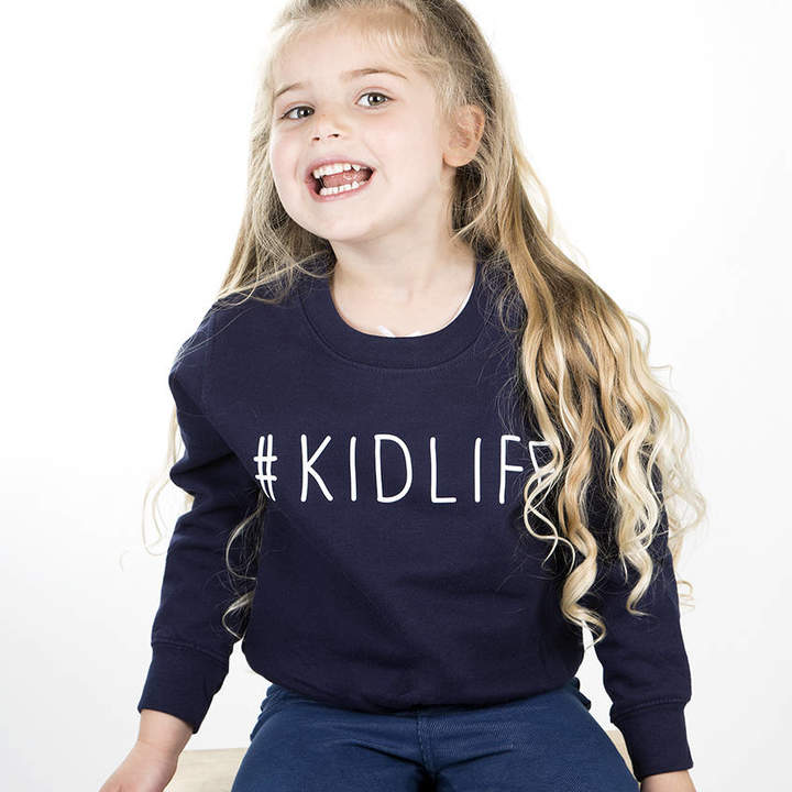 Ellie Ellie '#Kidlife' Children's Sweatshirt Jumper