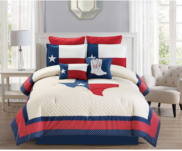 Hallmart Collectibles Ryden 8-Pc. Quilted King Comforter Set Bedding