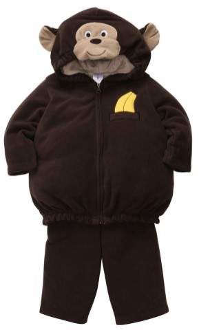 Infant Monkey Costume Baby Boys Girls Hoody Jacket Sweat Pants 12m