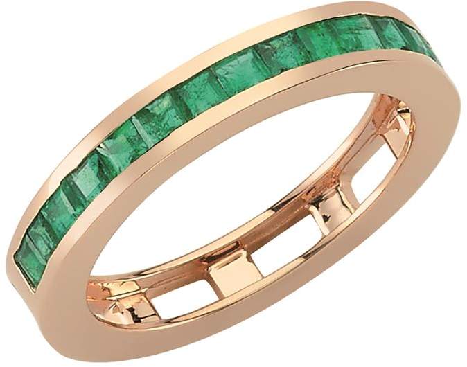 Bee Goddess Mondrian Emerald Ring