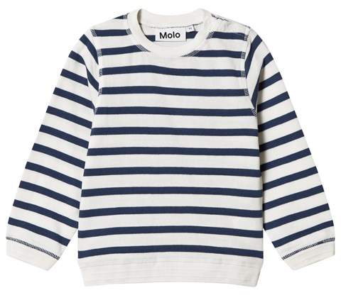 Navy and White Stripe Classic Breton Sweatshirt