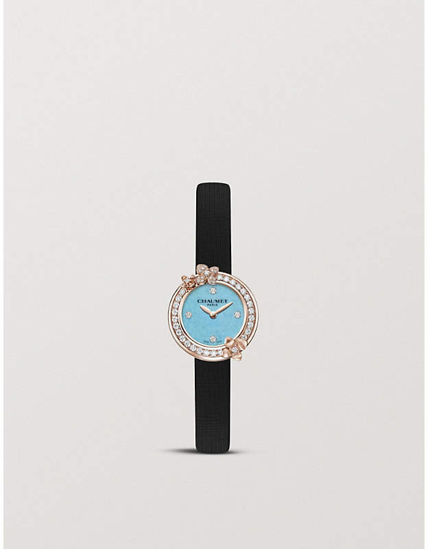 W20811-11T Hortensia Eden 18-carat rose-gold and diamond watch