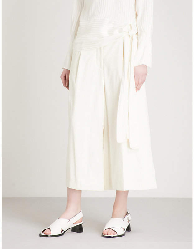 Oliver wool and silk culottes