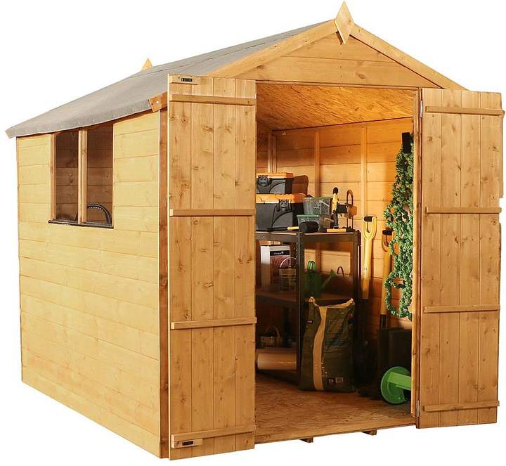 MERCIA 8 X 6 Ft Premium Shiplap Apex Shed With Window