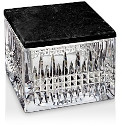 Lismore Diamond Covered Box with Marble Lid