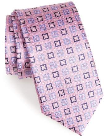 Geometric Silk Tie