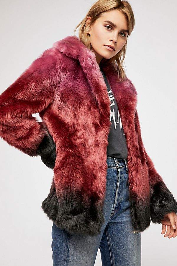 Unreal Fur Flaming Lips Coat