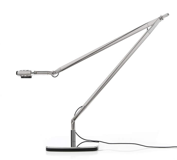 Otto Watt Schreibtischleuchte D72 mit Fuß, mirror