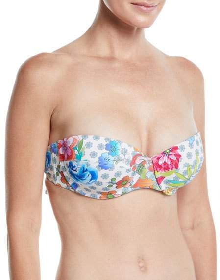 Maui Printed Underwire Bikini Swim Top